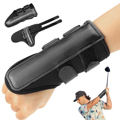 LELE LIFE 2 Pack Golf Wrist Brace, Golf Swing Training Aid, Golf Swing Correction Trainer, Gesture Alignment Practice Equipment for Golf Beginners