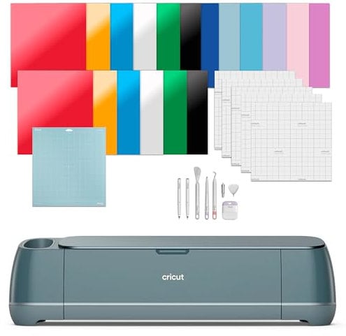 Cricut Maker 4 Essentials-Bundle 56x18,3x15,8cm Hobbyplotter Schneidemaschine Kreativarbeiten Plotten