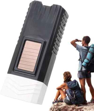 Linterna solar de supervivencia, linterna de manivela de supervivencia, funciona con energía solar, lámpara brillante con haz de largo alcance y silbato para familiares, amigos, hombres, mujeres y