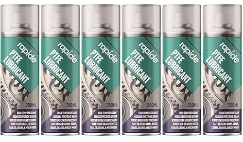 Neel Saanjh PTFE Grease Lubricant Spray, Smooth Operation, High-Temperature Stability, Reduces Friction and Wear, Excellent Corrosion Protection, Versatile Application for Chains & Belts (6 pcs)