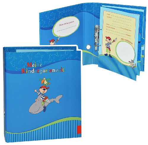 Ringbuch/Sammelordner - Meine Kindergartenzeit - Album - Kindergarten/Dokumente A4 - Pirat Freunde - Ordner als Fotobuch/Kindergartenfreundebuch/P..