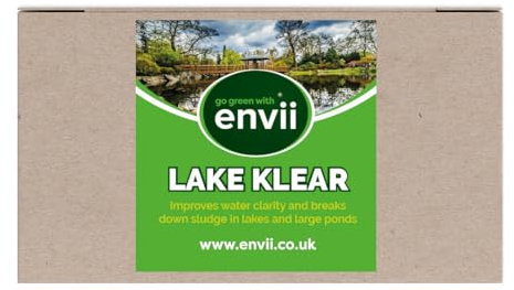 Envii Lake Klear – Natural Large Pond & Lake Treatment for Sludge, Green Water, Blanket Weed & Duckweed – Treat’s 1,000,000 Litres of Water