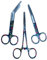 Lot de 3 Ciseaux Infirmière Glamour