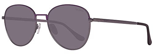 Pepe Jeans Damen Metall-Sonnenbrille 100% UVA & UVB Oval-Style Gunmetal