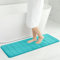 Homaxy Memory Foam Badezimmer Badteppich Saugfähige Rutschfester Badvorleger Waschbar Badematte - 43 x 120 cm, Pfau Grün
