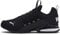 PUMA Men's Axelion Block Running Shoes, Black Black White 01, 13 UK
