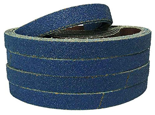10 20mm x 520mm Zirconium Sanding Belts (40 Grit)