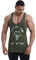 Gold's Gym GGVST145 Herren Workout Training Loose Tank Camo Muscle Joe Ärmellos Drop Armloch Weste Top