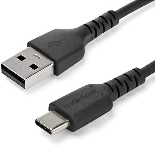 Startech.com Câble USB-C vers USB 2.0 de 2 m - Haute qualité - Cordon USB Type-C vers A Compatible Thunderbolt 3 - M/M - Noir (RUSB2AC2MB)
