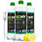 BiOHY Bodenreiniger für Wischroboter (3 x 1 Liter) + Dosierer | Reinigungsmittel Konzentrat für alle Wisch & Saugroboter mit Nass-Funktion | Schaumarm & Streifenfrei | Für alle Böden
