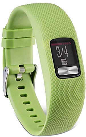 Tyogeephy Armband für Vivofit 4, Silikon Ersatzarmbänder für Vivofit 4 Activity Tracker, mit sicheren Metall-Uhrenverschluss-Schnallenbändern Groß Klein