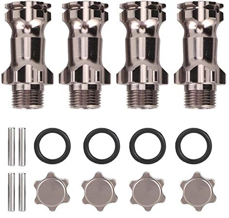 RC-Verlängerungsadapter, stabil in Leistung RC-Aluminium-Spurverbreiterung mit hochwertigem Aluminiummaterial 17 mm Sechskant für RC-Car()