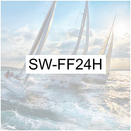 Bootskennzeichen Bootsnummer schwarz oder weiß 10cm hoch Aufkleber Folie selbstklebend wasserfest Nummernschild für Boote Schiffe Sportboot (09 Bootskennzeichen)
