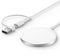 JSAUX Magnetic Wireless Charger Compatible with MagSafe Charger/iPhone 16/16 Plus/16 Pro/16 Pro Max/iPhone 15 Plus Pro Max/iPhone 14 13 12 Series/Airpods, Wireless Charging Pad, Mag Charger-Silver