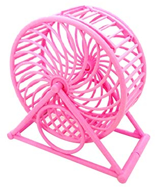 huihuijia Laufrad Für Hamster Laufrad Hamster Holz Stille Hamster Rad Holz Hamster Rad Übung Ball Große Hamster Ball Hamster In Eine Ball Spielzeug Hamster pink