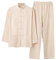 Chinois Traditionnel Manches Longues Tang Costume Kung Fu Uniforme Chemise pour Hommes Kung Fu Veste Pantalon, Coton Pur Tai Chi Uniforme, Hanfu Kung Fu Wing Chun Ch Beige-XL
