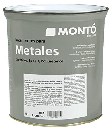 Montó Shop Primer. Imprimación Montocomponente de Máxima Adherencia para Acero y Materiales Ligeros. (4L)