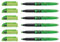 PILOT Set di 6 evidenziatori FriXion Light 3,8 mm, colore: Verde