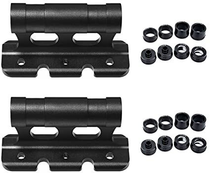 YWNYT Car Roof Bike Rack, 2 Pairs Aluminium Roof Mounted Bicycle Carrier, Compatible with Cars, SUVs, Trucks