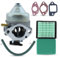 Haishine Kit Carburatore per Honda GCV 190 GCV190A GCV190LA Motore HRB217 HRX217 HRX217K1 16100-Z0Y-813 Tosaerba con Filtro Dell'Aria + Guarnizione del Carburatore