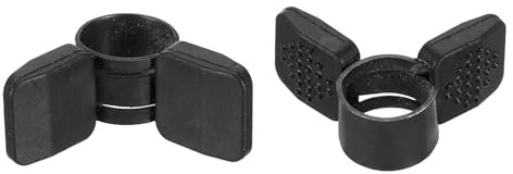 sourcing map 30Pcs 10mm(0.39) Spring Hose Clamp Spring Steel Band Clamp with Plastic Handle Fuel Line Silicone Tube Clip Clamp for Tube Clamp