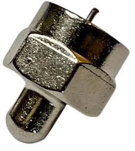 Coax Cable End Terminator Caps 75 Ohm F Type for Ports on Splitter, Wall Plates, Sattelite, Antenna (4-Pack)