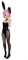 Lzrong Re:0 RAM/Ramu Figur Kaninchenmädchen PVC Statue Modell Desktop Bunny Girl Ornament Handgemachte Sammlung Geschenke 28cm