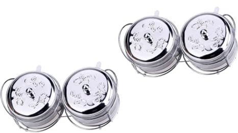 TOPBATHY 2er-box Gewürzbehälter Vorratsgläser Mit Deckel -pfeffer-behälter Magnetisches Gewürz Container Topf Rostfrei Lebensmittelspender Glas Süßigkeitsmaschine