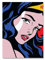 Orjdjz Wxkbl Roy Lichtenstein Pop Girl Poster Roy Lichtenstein Leinwand Wandkunst ästhetische Malerei Pop Drucke für Moderne Wohnkultur Bild 50x70cm Kein Rahmen