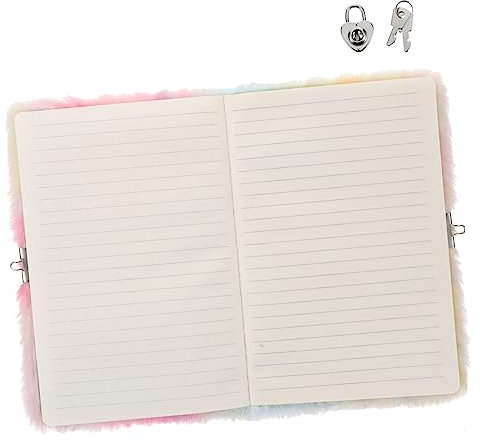 HEMOTON Cartoon-tagebuch Mit Plüschhülle – Notizbuch Für Mädchen Teenager Büroangestellte Ideal Für Den Täglichen Gebrauch Und Zur Organisation
