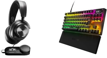 SteelSeries Arctis Nova Pro - Multi-System Gaming-Headset & Apex Pro TKL HyperMagnetic Gaming-Tastatur