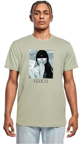 Mister Tee Herren T-Shirt F#?KIT Tee, Print T-Shirt für Männer, Graphic T-Shirt, Softsalvia, 5XL