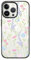 CASETiFY Compact iPhone 13 Pro Case [2X Military Grade Drop Tested / 4ft Drop Protection] - pink pastel cute floral - Clear Black