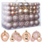 ZFYQ 100Pcs Palle di Natale, Set di Palline Decorative da Appendere per Decorazioni Natalizie per L'albero, Champagne