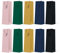 PAW - Geschenktüten 37 x 12 x 10 cm - Packung mit 10 Weinflaschenbeutel mit Stoffhenkel | Mix aus 5 Unifarben | Elegante Taschen für Wein, Champagner, Geburtstage, Hochzeiten, Partys und Geschenke