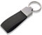 Ynkkvre Schlüsselanhänger Leder mit Edelstahl, Individuelle Gravur-Leder Schlüsselanhänger personalisiert, Auto Geschenk Schlüsselband Schlüsselbund Schlüsselhalter Schlüsselring (Schwarz)