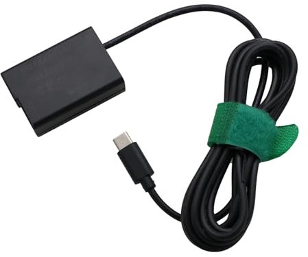 HangTon Dummy Battery for Panasonic Lumix Camera DMC-GX1 GF2 G3 TS2, Powerbank PD USB-C Type-C 5V 9V 12V to DMW-DCC9, DMW-BLD10 Replacement