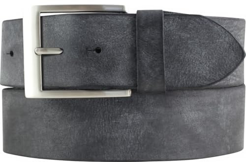 BELTINGER Gürtel aus weichem Vollrindleder Used-Look 5 cm | Jeans-Gürtel für Herren Damen 50mm | Ledergürtel Vintage-Look
