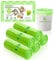 5 Litre Bin Liners 160 Bags, Biodegradable Food Waste Garbage Bags, 5L Strong Compostable Trash Caddy Liners, Recycling Degradable Rubbish Bag for Kitchen Bathroom Garden Office, Green, 40 x 45cm
