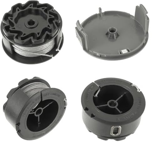 JAMHER F016800570 Trimmer spool pour Bosch UniversalGrassCut (3 Bobines de fil, 1 Couvercle de Bobine)