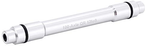 cardyven Radnaben, Fahrrad Gabel Steckachse, Schnellfreisetzung durch Achsennaben -Adapter, Silber 12 mm bis 9mm Fahrrad -Achsadapter Schnellfreisetzungsspieß 9mm durch Achsenadapte