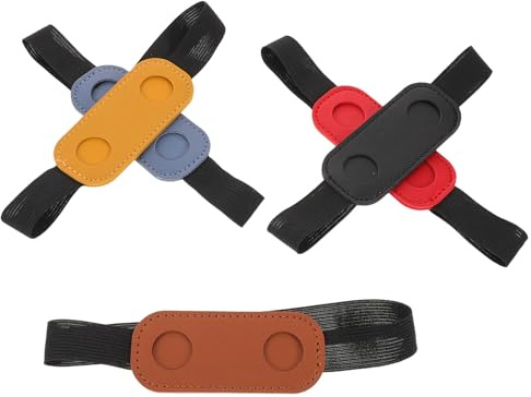 Artibetter 5stücke Elastische Stifthüllen für Notizbücher Stiftetuis aus Pu-Leder mit Gummiband Stifteaufbewahrungstaschen für Planer Tagebücher und Kalender mit Festem Einband