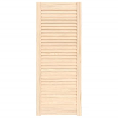 CIOURSTO Puertas de Listones de Madera, Material de Madera Maciza de Pino, Puerta de Armario para Frentes de Muebles de Armario y Doors de Listones de Muebles (Natural(1pcs))