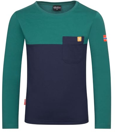 Trollkids Kids Bergen Longsleeve | Robustes Longsleeve, Pflegeleichtes Baumwoll-Polyester-Mischgewebe, Angenehmes Tragegefühl