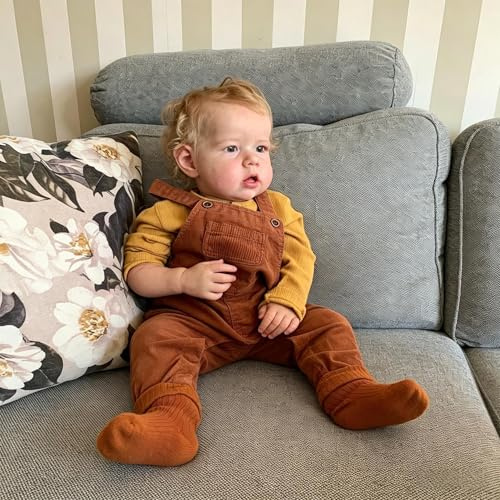 RXDOLL Große Lebensecht Reborn Baby Puppe Junge 70cm Lebensgroße Realistisch Neugeborene Babypuppe, Lebensecht Babypuppe Weichkörper, Silikon Reborn Toddler Puppe Ab 3 Jahre