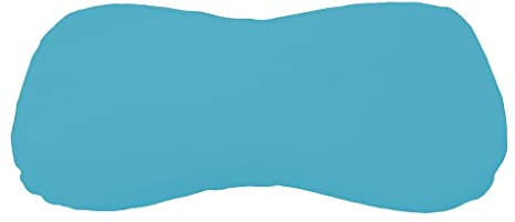Dukal | Bezug für Schlaraffia Premium Geltex Kissen | 35 x 70 cm | aus hochwertigem DOPPEL-Jersey | 100% Baumwolle | Farbe: Ocean-blau