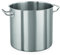 Suppentopf, GROSSKÜCHENGESCHIRR SERIE 5200, aus CNS 18/10, induktionsgeeignet, mit Schüttrand, Sandwichboden und angeschweißten Kaltgriffen - PREMIUM-QUALITÄT (A9 - Inhalt: 100,0 Liter)