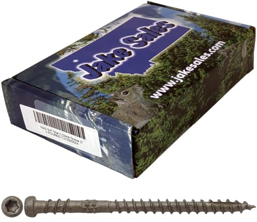 #10 x 2-3/4 TAN (Autumn Chestnut, Ashwood) Composite Decking Exterior Coated Wood Screw Torx/Star Drive Head (5 lbs - 350 APX. Screws) - Decking Exterior Coated Torx/Star Drive Wood Screws