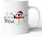 Weihnachten - 300 ml Keramik-Tasse - Weihnachtstassen Weihnachtsbecher Weihnachtsdeko - Lustig Witzig Fun Tasse Becher Kaffeetasse Kaffeebecher Weihnachts-Geschenk (Pinguin-03, weiß)