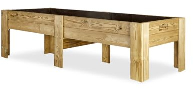 Hortalia Huerto Urbano - Jardinera de Madera Mesa de Cultivo - Protección Autoclave Nivel IV - Gardenbrico (XXL40)